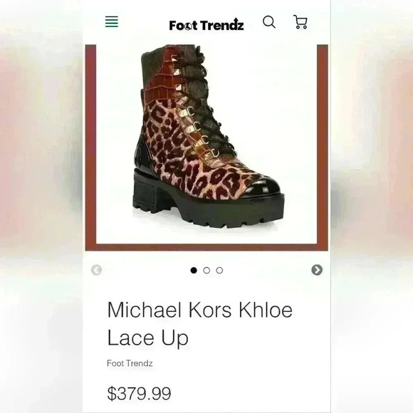 ❤️🔥Michael Kors Khloe Lace Up boot - Picture 2 of 6